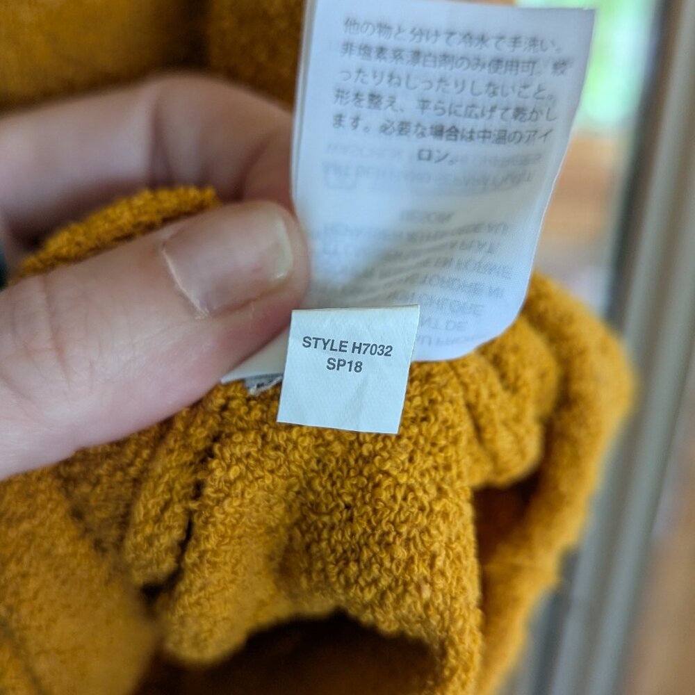 Madewell Marin Sweater Tee Hayfield orange Size XL - Picture 5 of 13